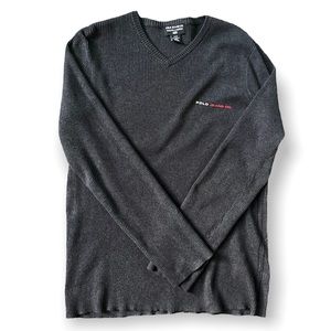 Vintage Medium Grey Polo Jeans / Ralph Lauren Crewneck